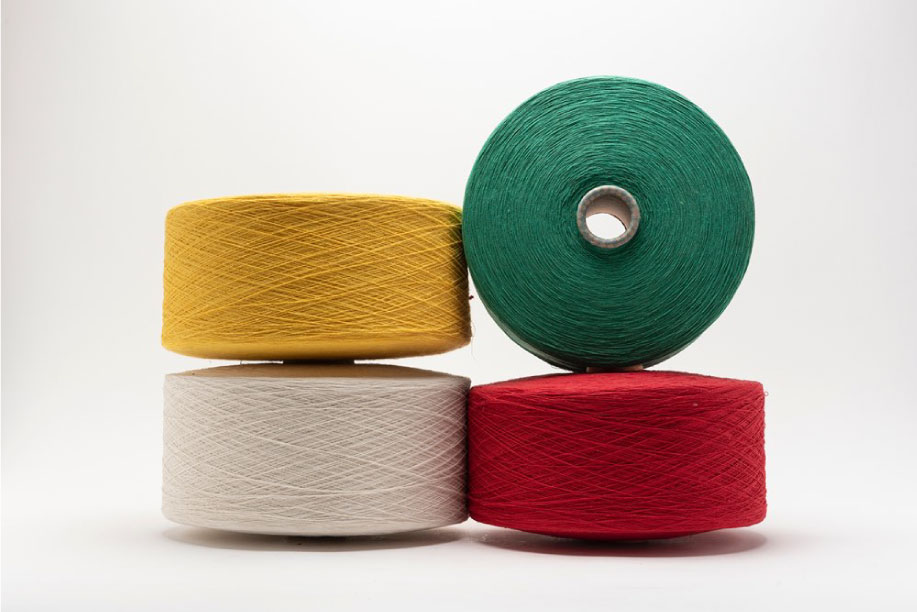 Yarns, strings, braids, nets and similar